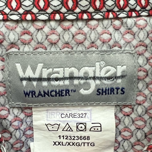 Wrangler 2XL pearl snap Wrancher LS shirt - Picture 4 of 4